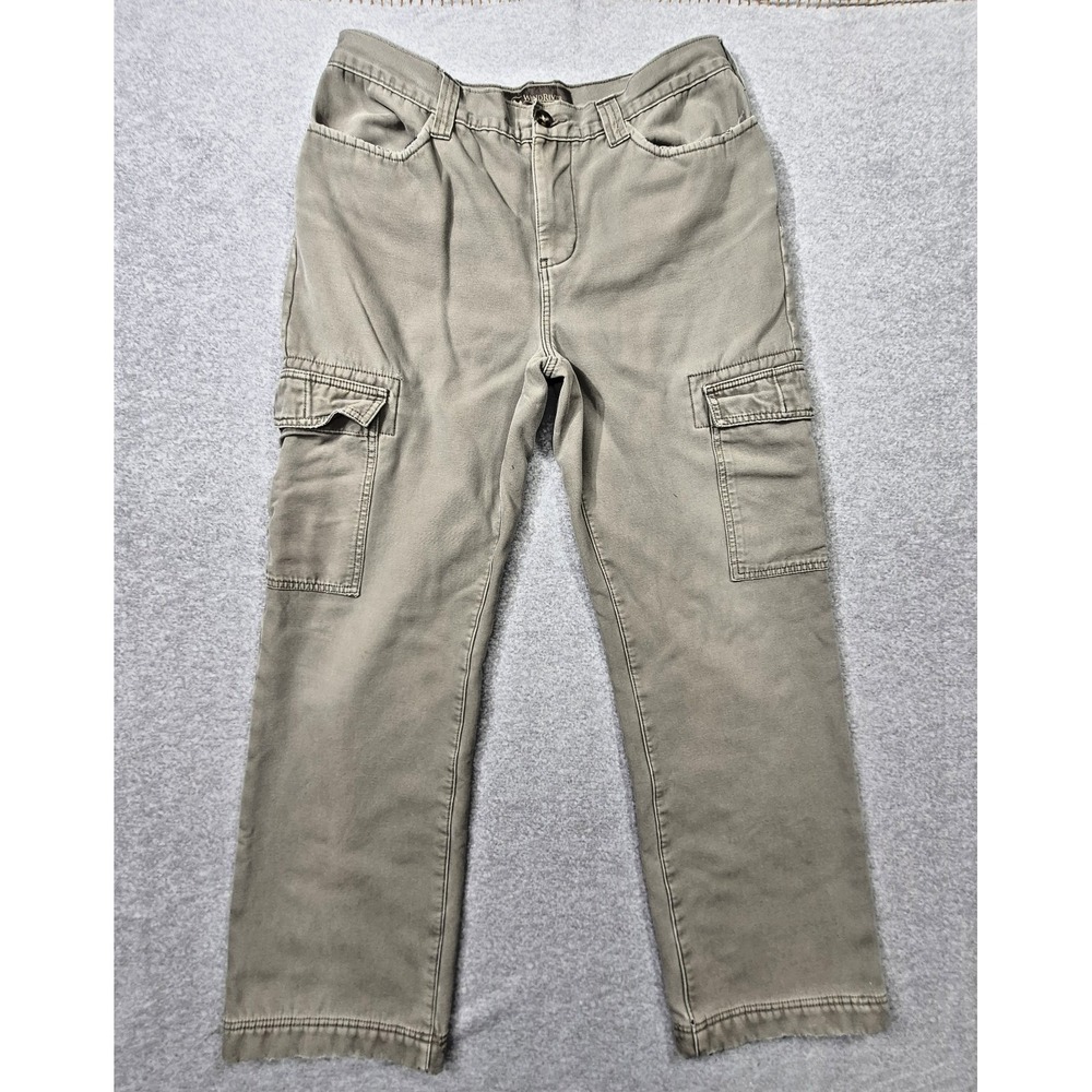 WindRiver Cargo Pants Mens 34x32 Beige Lined Nylon Winter Hiking Outdoor Work